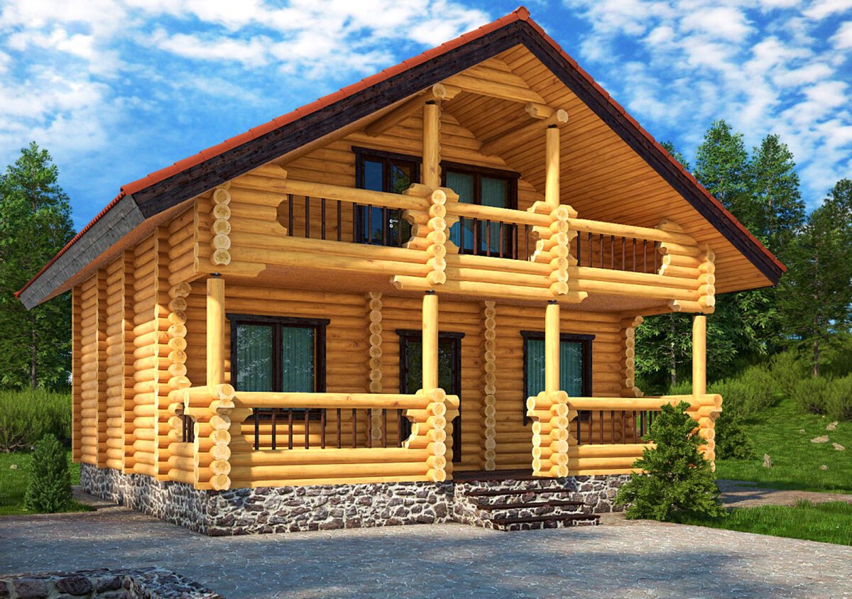 Особенности строительства домов из бревна