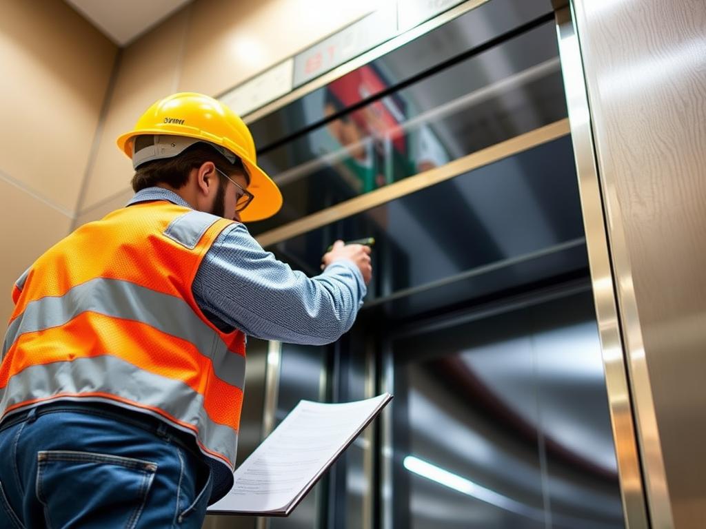 Technical inspection of elevatorsфото